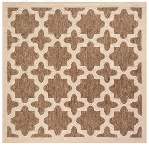 Safavieh Courtyard Power Loomed 85.4% Polypropylene/10.4% Polyester/4.2% Latex Outdoor Rug CY6913-242-5SQ
