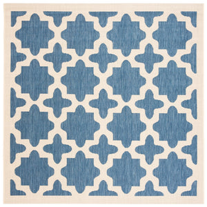 Safavieh Courtyard Power Loomed 85.4% Polypropylene/10.4% Polyester/4.2% Latex Outdoor Rug CY6913-243-5SQ
