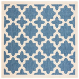 Safavieh Courtyard Power Loomed 85.4% Polypropylene/10.4% Polyester/4.2% Latex Outdoor Rug CY6913-243-5SQ