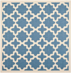 Safavieh Courtyard Power Loomed 85.4% Polypropylene/10.4% Polyester/4.2% Latex Outdoor Rug CY6913-243-4SQ