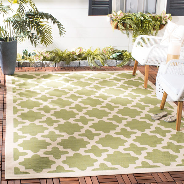 Safavieh Courtyard Power Loomed 85.4% Polypropylene/10.4% Polyester/4.2% Latex Outdoor Rug CY6913-244-4SQ