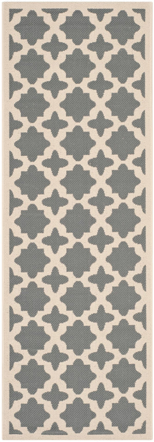 Safavieh Courtyard Power Loomed 85.4% Polypropylene/10.4% Polyester/4.2% Latex Outdoor Rug CY6913-246-4SQ