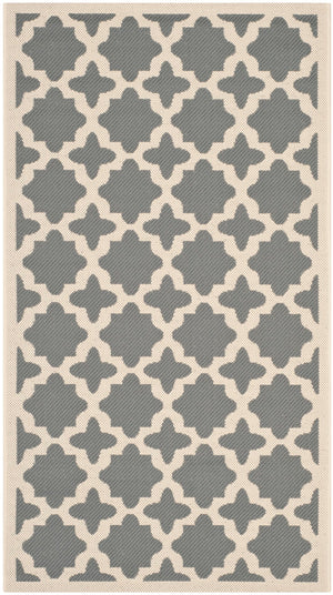 Safavieh Courtyard Power Loomed 85.4% Polypropylene/10.4% Polyester/4.2% Latex Outdoor Rug CY6913-246-4SQ