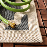 Safavieh Courtyard Power Loomed 85.4% Polypropylene/10.4% Polyester/4.2% Latex Outdoor Rug CY6913-246-4SQ