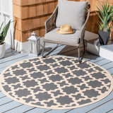 Safavieh Courtyard Power Loomed 85.4% Polypropylene/10.4% Polyester/4.2% Latex Outdoor Rug CY6913-246-5R