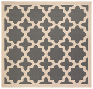 Safavieh Courtyard Power Loomed 85.4% Polypropylene/10.4% Polyester/4.2% Latex Outdoor Rug CY6913-246-5SQ