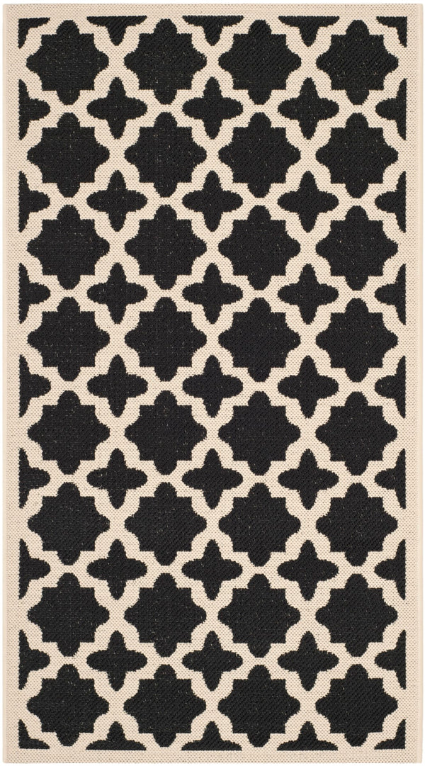 Safavieh Courtyard Power Loomed 85.4% Polypropylene/10.4% Polyester/4.2% Latex Outdoor Rug CY6913-266-5SQ