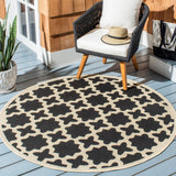 Safavieh Courtyard Power Loomed 85.4% Polypropylene/10.4% Polyester/4.2% Latex Outdoor Rug CY6913-266-5SQ