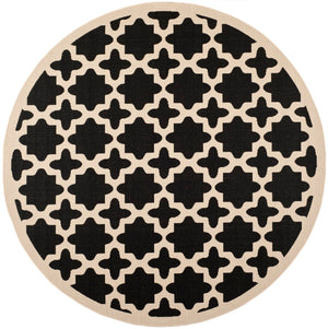 Safavieh Courtyard Power Loomed 85.4% Polypropylene/10.4% Polyester/4.2% Latex Outdoor Rug CY6913-266-5SQ