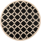 Safavieh Courtyard Power Loomed 85.4% Polypropylene/10.4% Polyester/4.2% Latex Outdoor Rug CY6913-266-5SQ