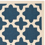 Safavieh Courtyard Power Loomed 85.4% Polypropylene/10.4% Polyester/4.2% Latex Outdoor Rug CY6913-268-5SQ