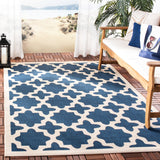 Safavieh Courtyard Power Loomed 85.4% Polypropylene/10.4% Polyester/4.2% Latex Outdoor Rug CY6913-268-5SQ