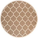 Safavieh Courtyard Power Loomed 85.4% Polypropylene/10.4% Polyester/4.2% Latex Outdoor Rug CY6914-242-4SQ