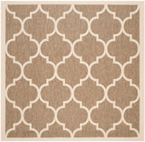 Safavieh Courtyard Power Loomed 85.4% Polypropylene/10.4% Polyester/4.2% Latex Outdoor Rug CY6914-242-4SQ