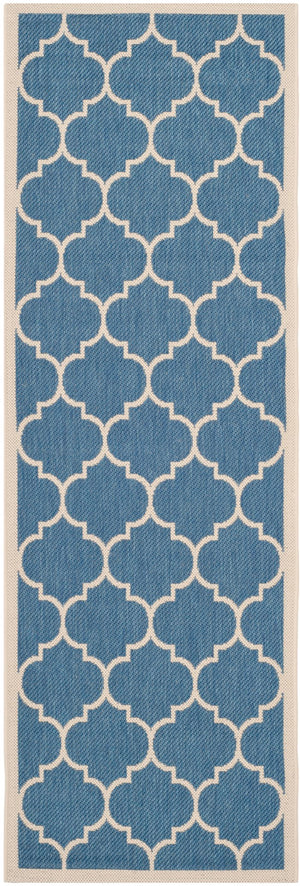 Safavieh Courtyard Power Loomed 85.4% Polypropylene/10.4% Polyester/4.2% Latex Indoor/Outdoor Rug CY6914-243-7SQ