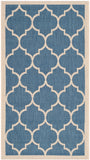 Safavieh Courtyard Power Loomed 85.4% Polypropylene/10.4% Polyester/4.2% Latex Outdoor Rug CY6914-243-5SQ