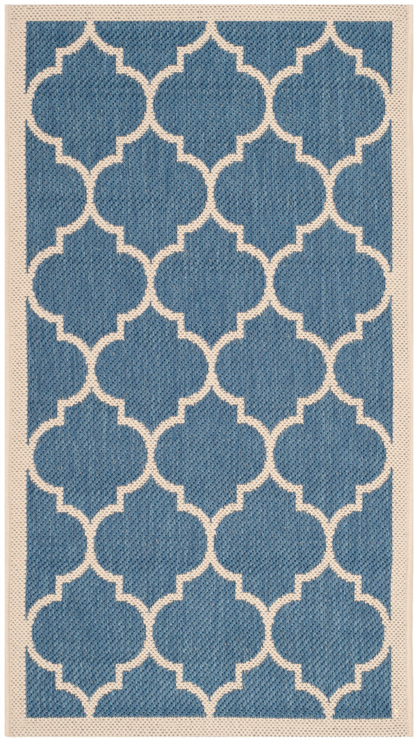 Safavieh Courtyard Power Loomed 85.4% Polypropylene/10.4% Polyester/4.2% Latex Indoor/Outdoor Rug CY6914-243-7SQ