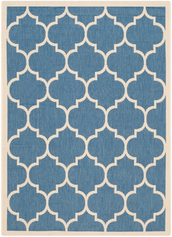 Safavieh Courtyard Power Loomed 85.4% Polypropylene/10.4% Polyester/4.2% Latex Indoor/Outdoor Rug CY6914-243-7SQ