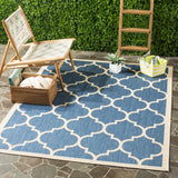 Safavieh Courtyard Power Loomed 85.4% Polypropylene/10.4% Polyester/4.2% Latex Outdoor Rug CY6914-243-5SQ