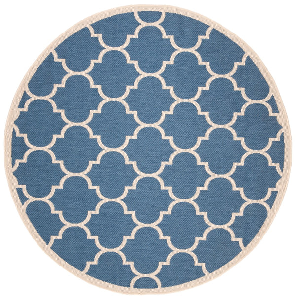 Safavieh Courtyard Power Loomed 85.4% Polypropylene/10.4% Polyester/4.2% Latex Indoor/Outdoor Rug CY6914-243-7SQ