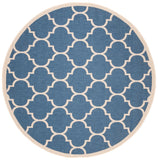 Safavieh Courtyard Power Loomed 85.4% Polypropylene/10.4% Polyester/4.2% Latex Outdoor Rug CY6914-243-5SQ