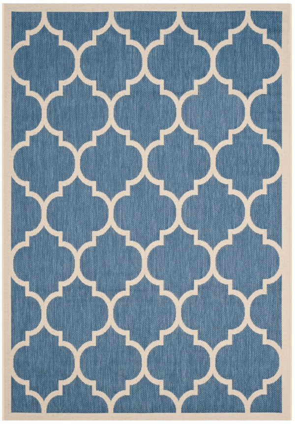 Safavieh Courtyard Power Loomed 85.4% Polypropylene/10.4% Polyester/4.2% Latex Indoor/Outdoor Rug CY6914-243-7SQ