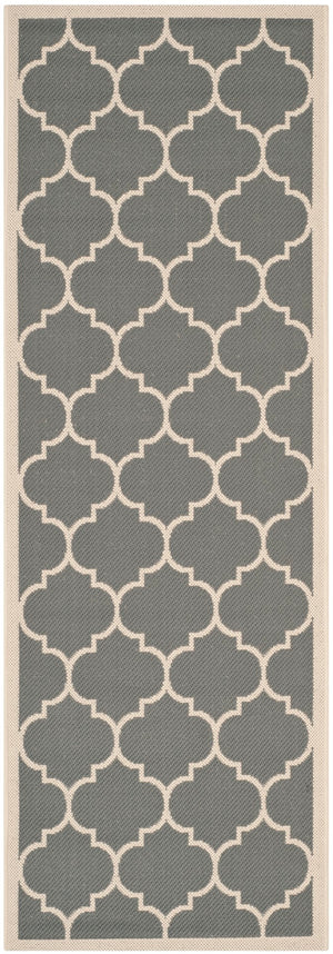 Safavieh Courtyard Power Loomed 85.4% Polypropylene/10.4% Polyester/4.2% Latex Outdoor Rug CY6914-246-5SQ