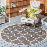 Safavieh Courtyard Power Loomed 85.4% Polypropylene/10.4% Polyester/4.2% Latex Outdoor Rug CY6914-246-5SQ