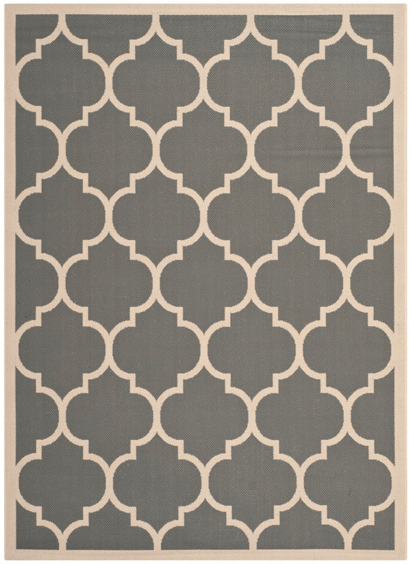 Safavieh Courtyard Power Loomed 85.4% Polypropylene/10.4% Polyester/4.2% Latex Outdoor Rug CY6914-246-5SQ