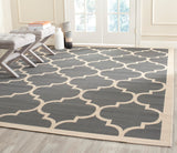 Safavieh Courtyard Power Loomed 85.4% Polypropylene/10.4% Polyester/4.2% Latex Outdoor Rug CY6914-246-5SQ