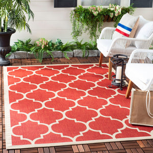 Safavieh Courtyard Power Loomed 85.4% Polypropylene/10.4% Polyester/4.2% Latex Indoor/Outdoor Rug CY6914-248-810