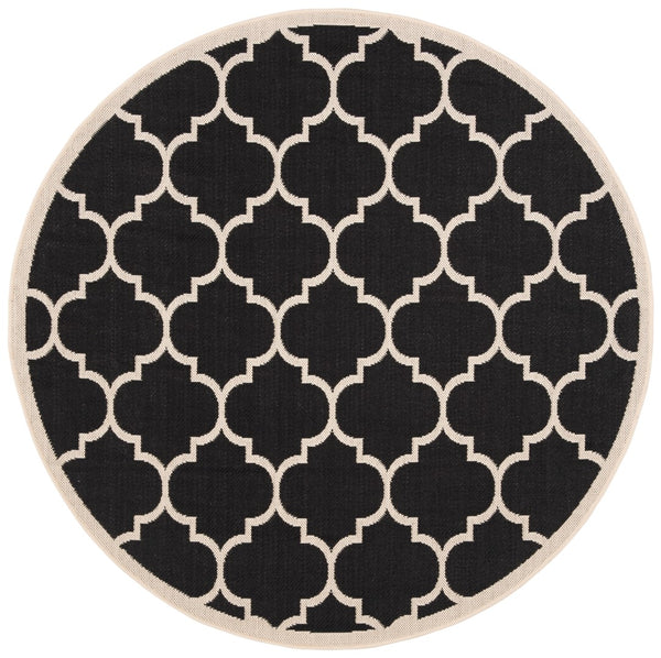 Safavieh Courtyard Power Loomed 85.4% Polypropylene/10.4% Polyester/4.2% Latex Outdoor Rug CY6914-266-5R