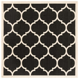 Safavieh Courtyard Power Loomed 85.4% Polypropylene/10.4% Polyester/4.2% Latex Outdoor Rug CY6914-266-5SQ