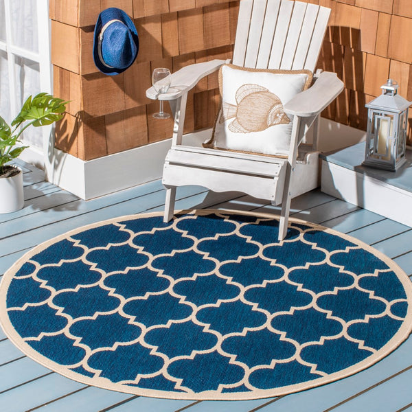 Safavieh Courtyard Power Loomed 85.4% Polypropylene/10.4% Polyester/4.2% Latex Indoor/Outdoor Rug CY6914-268-810