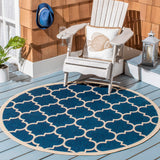 Safavieh Courtyard Power Loomed 85.4% Polypropylene/10.4% Polyester/4.2% Latex Outdoor Rug CY6914-268-5SQ