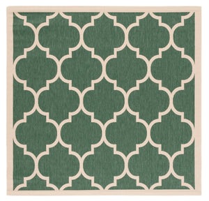 Safavieh Courtyard PowerLoomed 85.4% Polypropylene/10.4% Polyester/4.2% Latex Indoor/Outdoor Rug CY6914-322-9