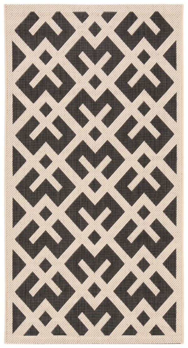 Safavieh Cy6915 Power Loomed 85.4% Polypropylene/10.4% Polyester/4.2% Latex Outdoor Rug CY6915-216-5SQ