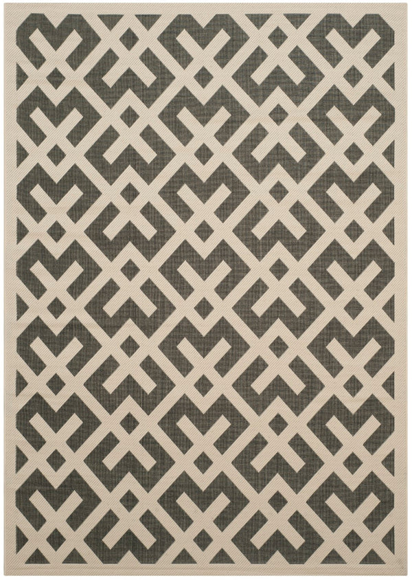 Safavieh Cy6915 Power Loomed 85.4% Polypropylene/10.4% Polyester/4.2% Latex Outdoor Rug CY6915-216-5SQ