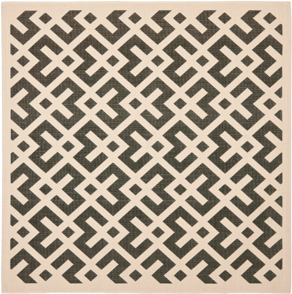 Safavieh Cy6915 Power Loomed 85.4% Polypropylene/10.4% Polyester/4.2% Latex Outdoor Rug CY6915-216-5SQ