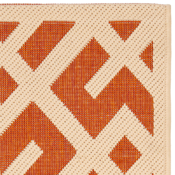 Safavieh Cy6915 Power Loomed 85.4% Polypropylene/10.4% Polyester/4.2% Latex Outdoor Rug CY6915-231-5SQ