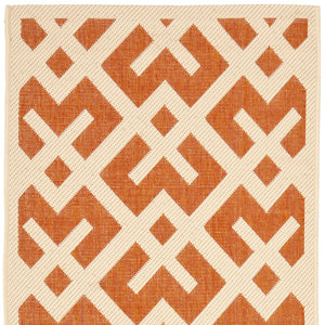Safavieh Cy6915 Power Loomed 85.4% Polypropylene/10.4% Polyester/4.2% Latex Outdoor Rug CY6915-231-5SQ