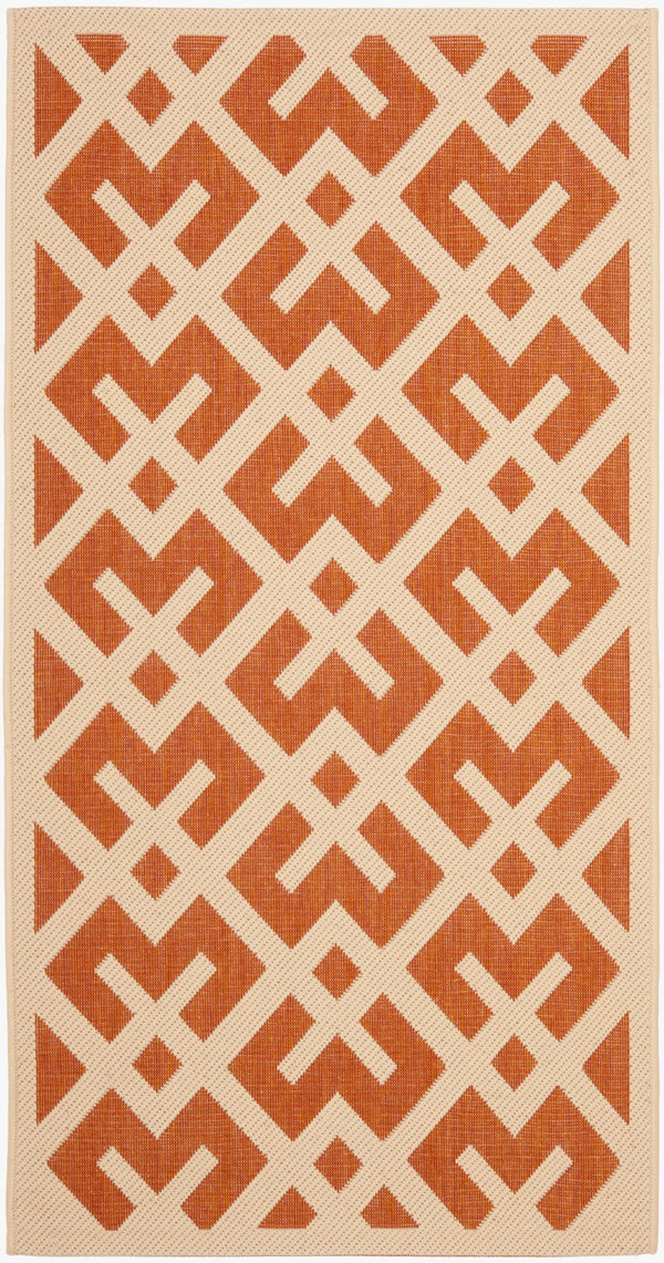 Safavieh Cy6915 Power Loomed 85.4% Polypropylene/10.4% Polyester/4.2% Latex Outdoor Rug CY6915-231-5SQ