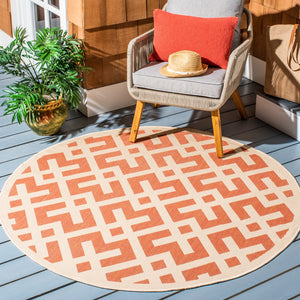 Safavieh Cy6915 Power Loomed 85.4% Polypropylene/10.4% Polyester/4.2% Latex Outdoor Rug CY6915-231-5SQ