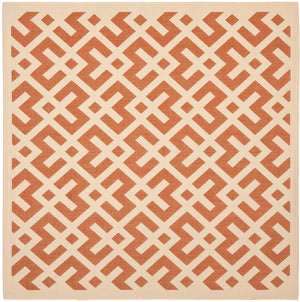 Safavieh Cy6915 Power Loomed 85.4% Polypropylene/10.4% Polyester/4.2% Latex Outdoor Rug CY6915-231-5SQ