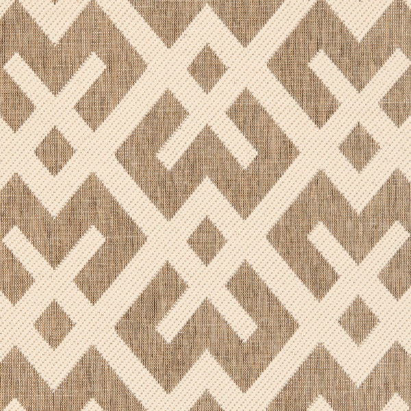 Safavieh Cy6915 Power Loomed 85.4% Polypropylene/10.4% Polyester/4.2% Latex Outdoor Rug CY6915-232-5SQ