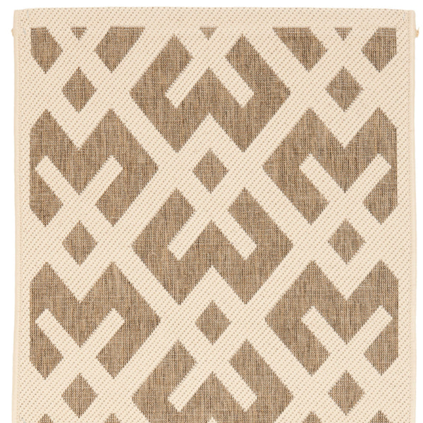 Safavieh Cy6915 Power Loomed 85.4% Polypropylene/10.4% Polyester/4.2% Latex Outdoor Rug CY6915-232-5SQ
