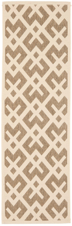 Safavieh Cy6915 Power Loomed 85.4% Polypropylene/10.4% Polyester/4.2% Latex Outdoor Rug CY6915-232-5SQ