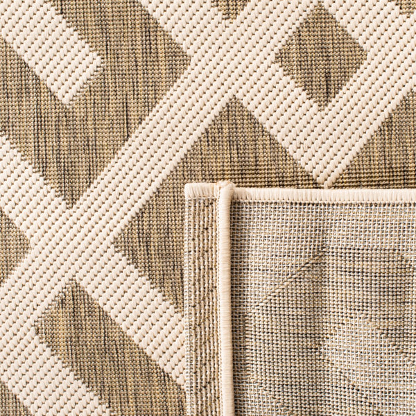 Safavieh Cy6915 Power Loomed 85.4% Polypropylene/10.4% Polyester/4.2% Latex Outdoor Rug CY6915-232-5SQ