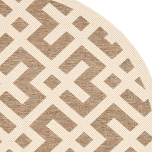 Safavieh Cy6915 Power Loomed 85.4% Polypropylene/10.4% Polyester/4.2% Latex Outdoor Rug CY6915-232-5SQ