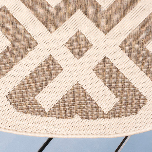 Safavieh Cy6915 Power Loomed 85.4% Polypropylene/10.4% Polyester/4.2% Latex Outdoor Rug CY6915-232-5SQ